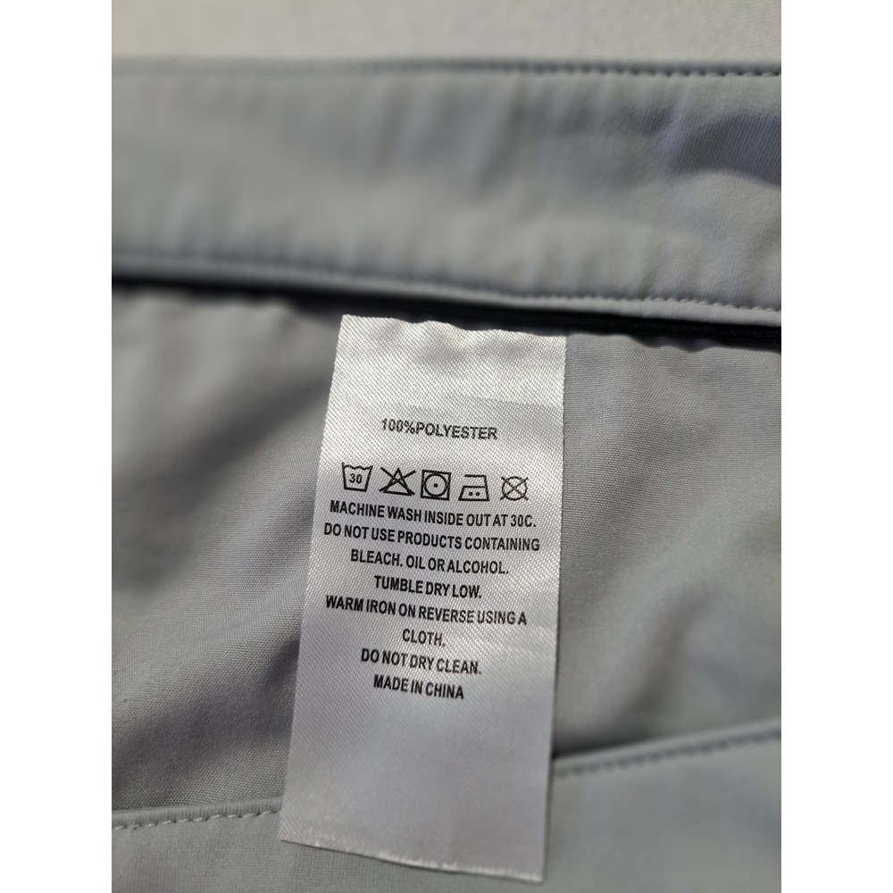 Maelreg Proflex Mens Golf Shorts Light Gray Performance Stretch Size 36x9 - Picture 4 of 8